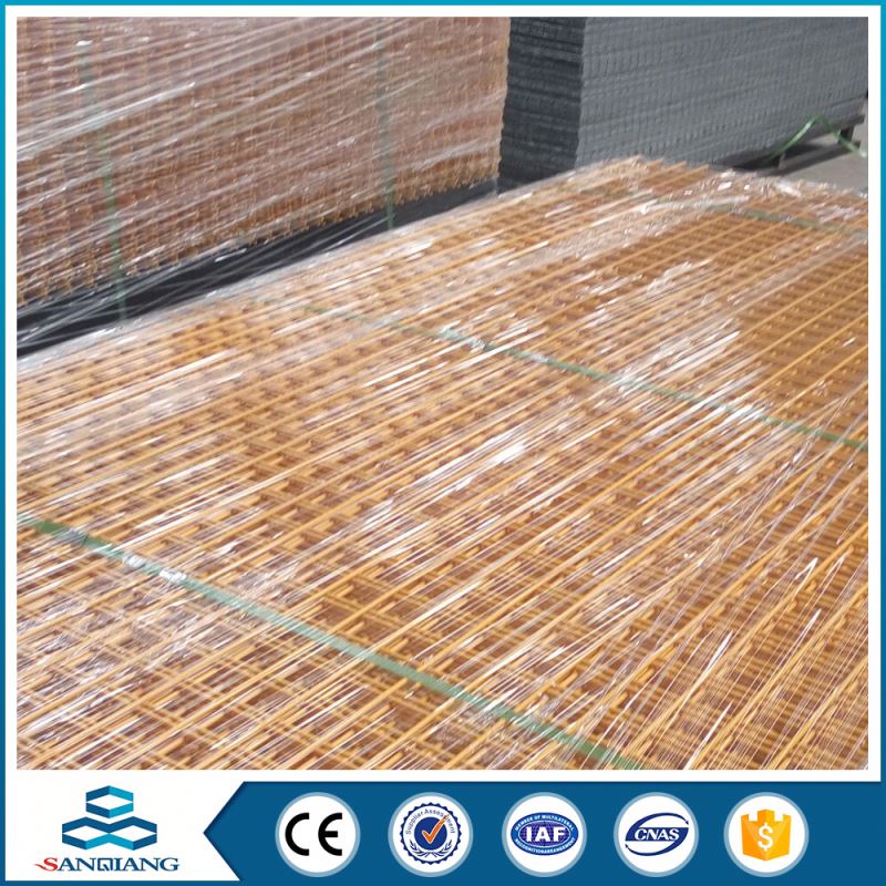 1.2mm pvc coated dark green 5x20 welded wire mesh panel for fence