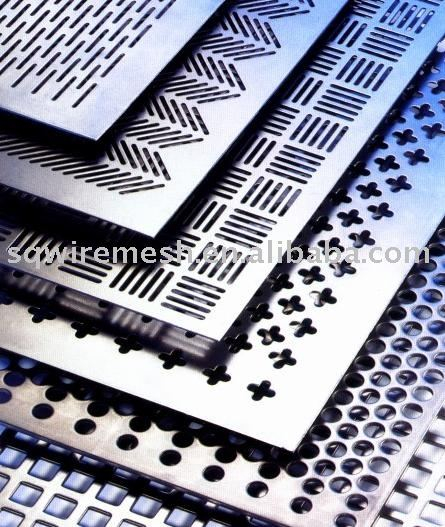 perforated metal mesh/punching hole plate/perforated plate