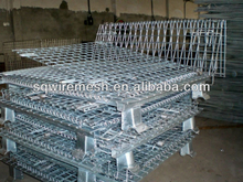 foldable heavy duty wire mesh container