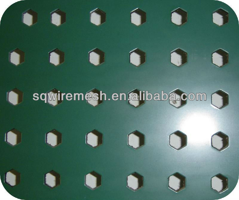 PVC coated perforated metal sheet