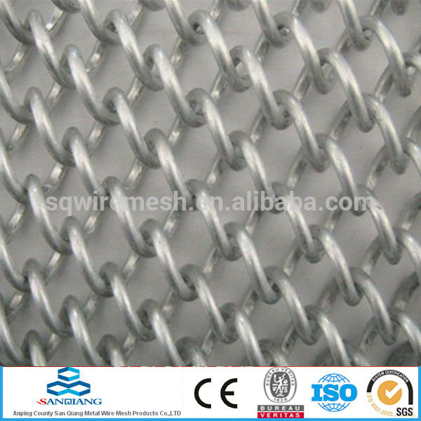 PVC/Low carbon steel Anping Chain Link Fence(manufacturer)