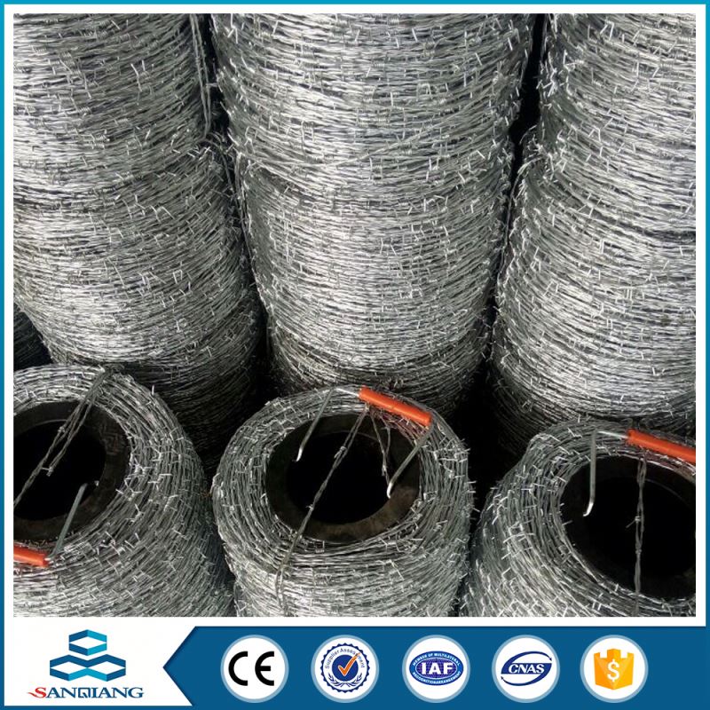 professional factory iron prison grade galvanized barbed wire different types