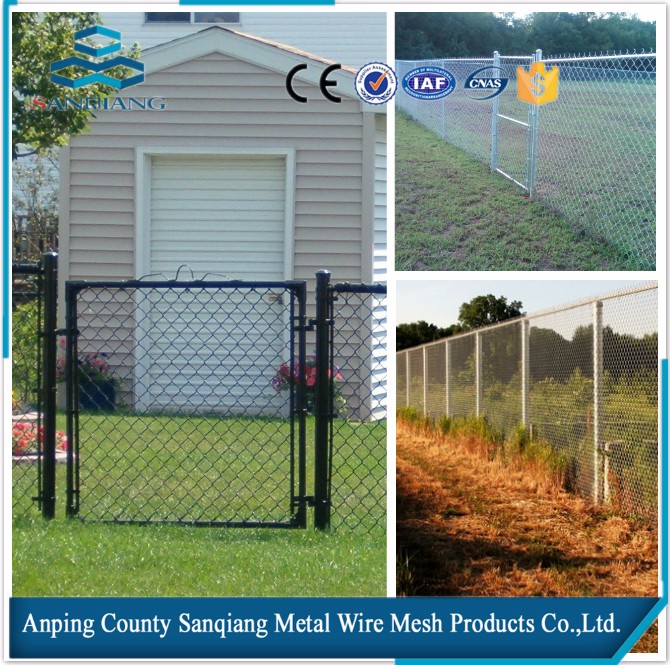 Chain link mesh -mesh fence , pVC coated