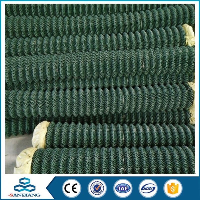 4.0mm garden used pvc coated chain link fence