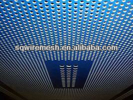 PVC blue perforated metal sheet FACTORY