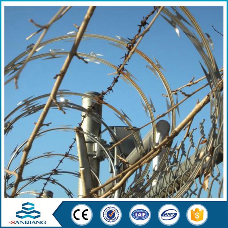 single iron razor barbed wire