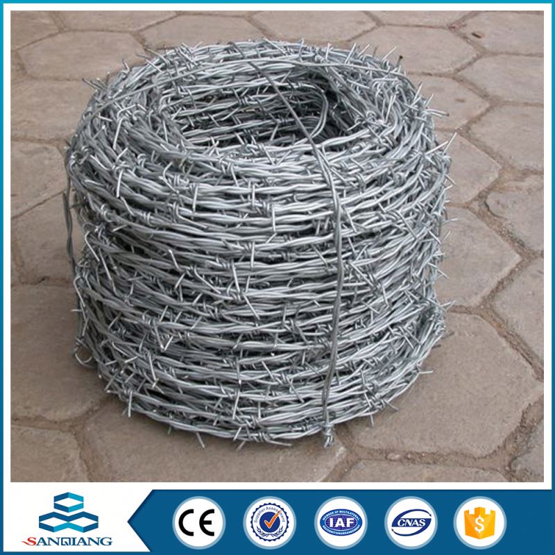 cheap coiled heavy duty galvanized barbed wire hot sale