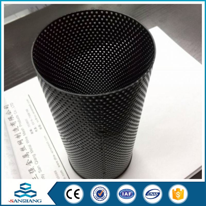 proof 5mm hole galvanized perforated metal mesh sheet panel