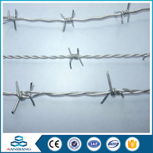 type of low price 12*14 electrical galvanized barbed wire