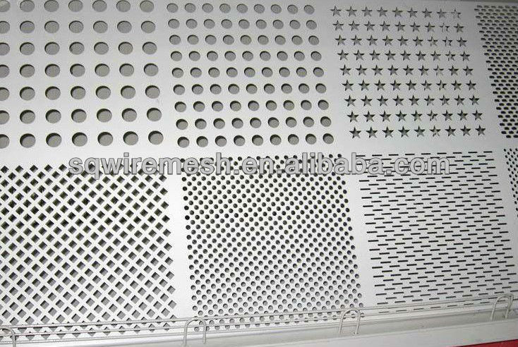 PVC coated black steel perforated sheet