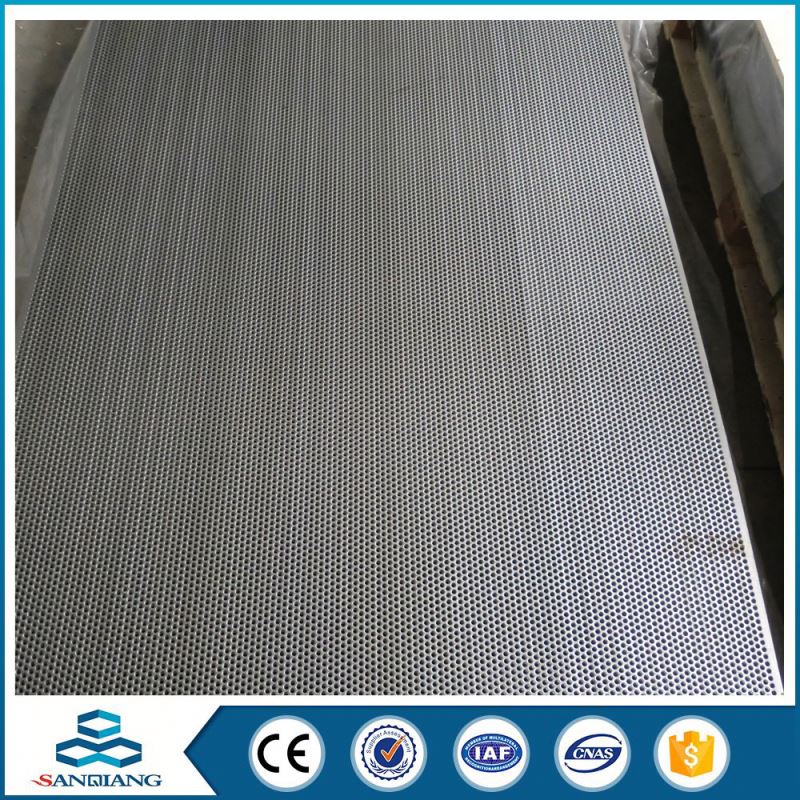 best quality hexagonal clear anodizing perforated metal mesh used in computer