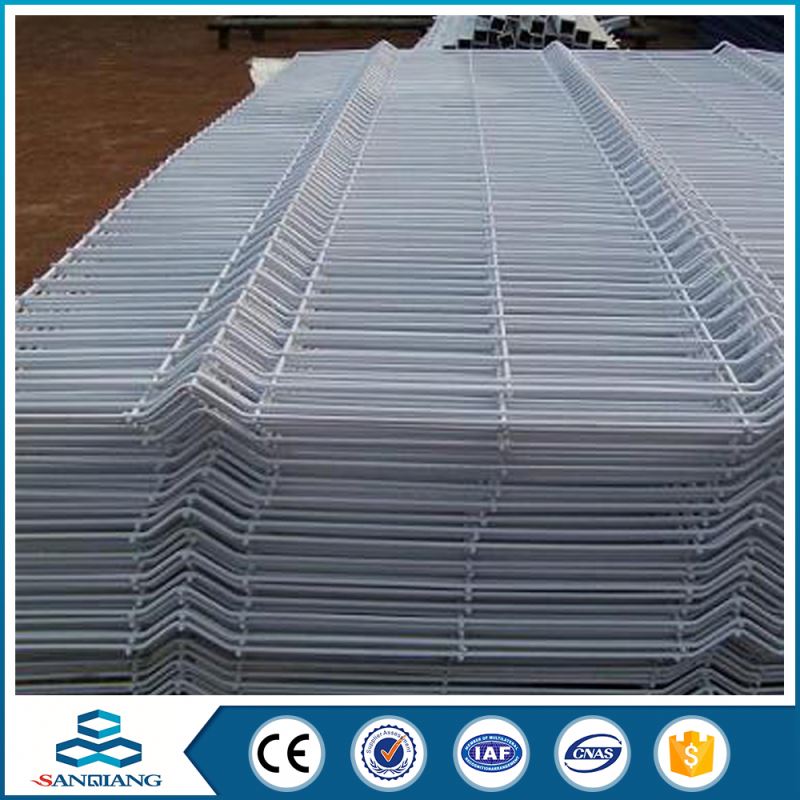 china manufacture 358 high security galvanized 3d bending fence panels price