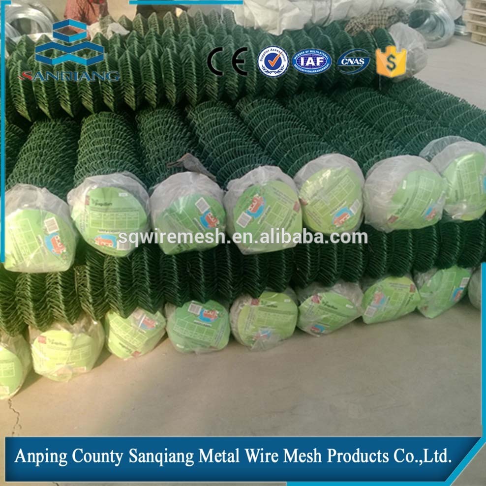 lower price with high quality hot dip galvanized chain link fence /electro galvanized chain link mesh