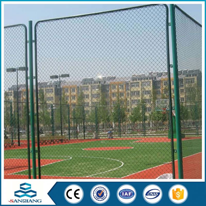 2016 hot quality vinyl coated used chain link fence