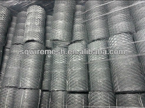 Galvanized expanded metal lath brick mesh mabufacture