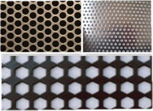 Perforated steel plate