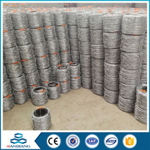 chinese manufacturer 2-point galvanized barbed wire weight size