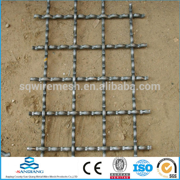 SQ- iron wire crimped woven wire mesh(manufacturer)