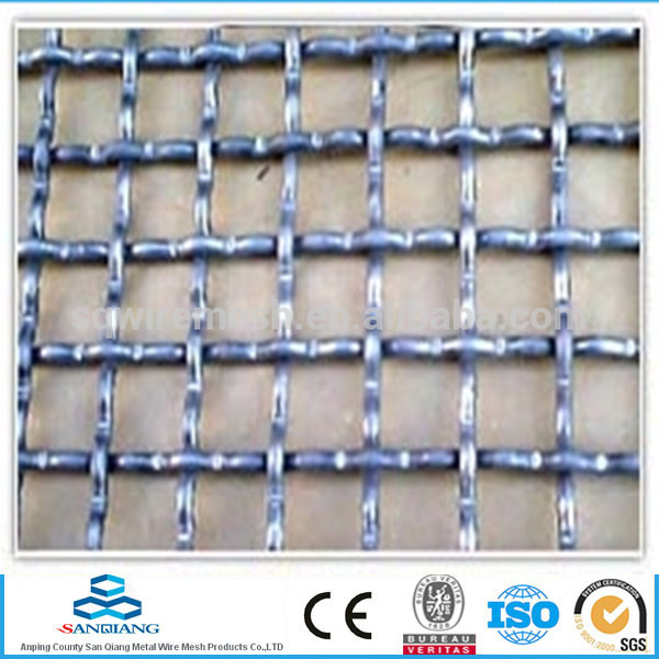 SQ- iron wire crimped woven wire mesh(manufacturer)