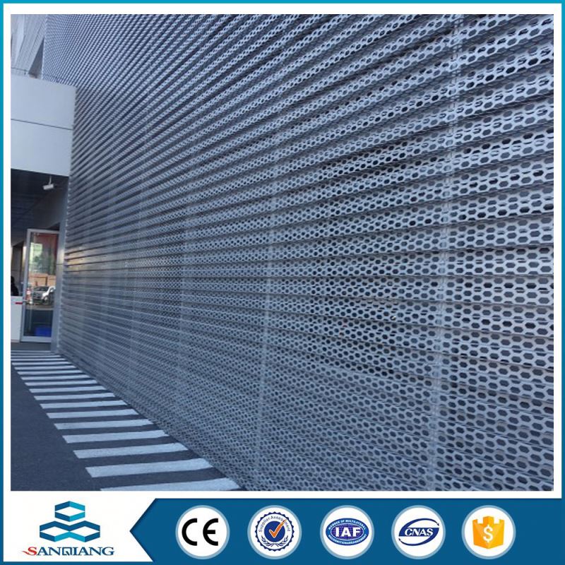 excellent quality color paint coated perforated metal sheet mesh tray