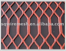 lacquering expanded metal mesh