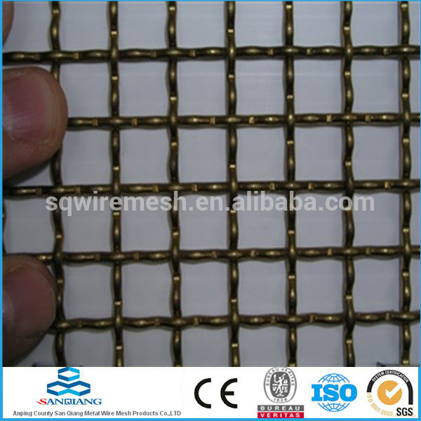 SQ-lead wire crimped wire mesh(manufacturer)