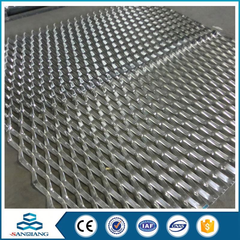 decorative anodize small hole aluminum expanded curtain metal mesh