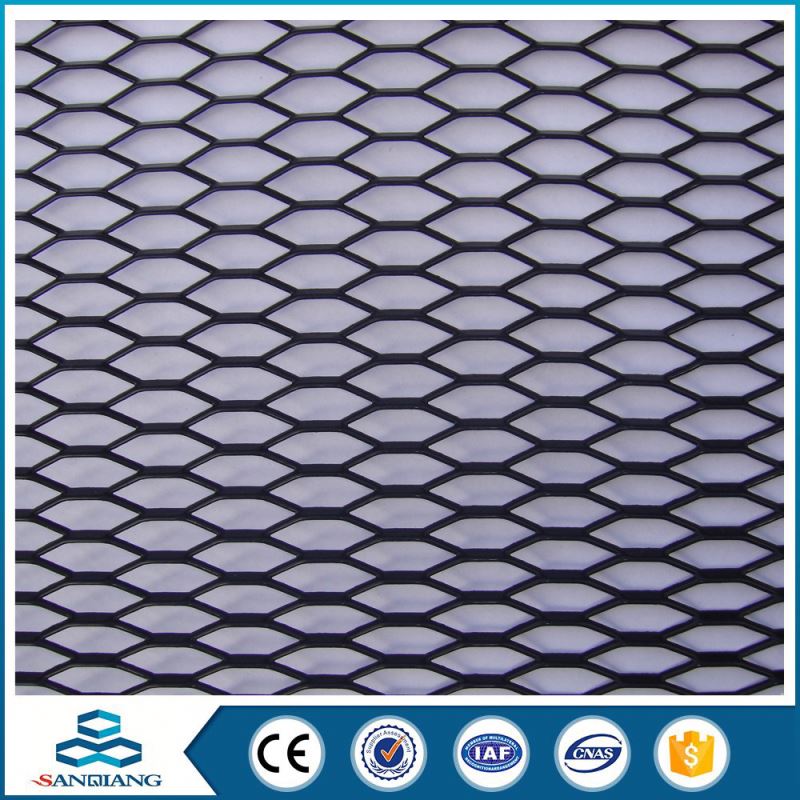 Big Production Ability 7mm*14mm diamond gold expanded metal mesh lath