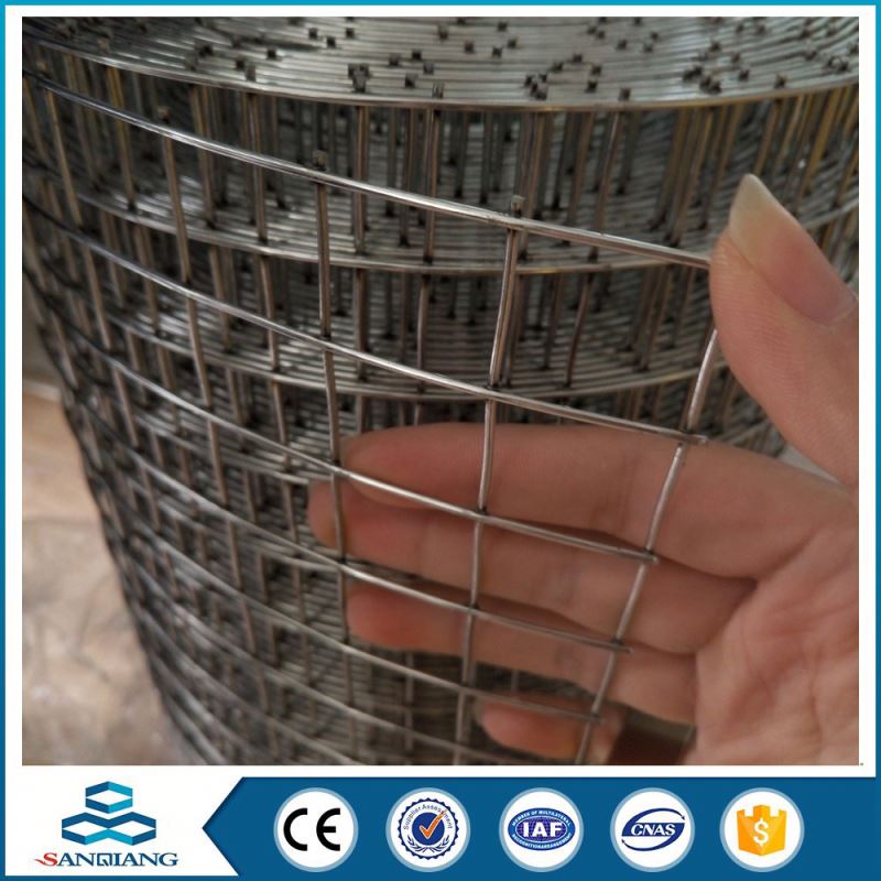 8 gauge galvanized welded wire mesh panel 25mm square mesh