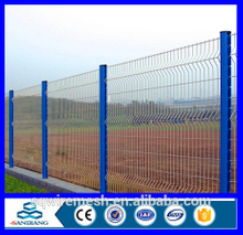 Security PVC coated / Powder Coated Curved Welded Mesh Fence