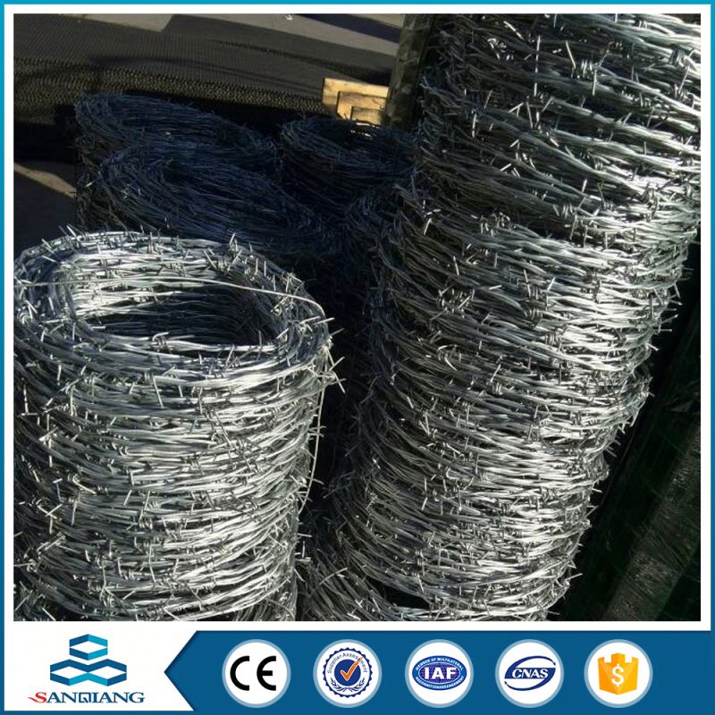 type of low price 12*14 electrical galvanized barbed wire