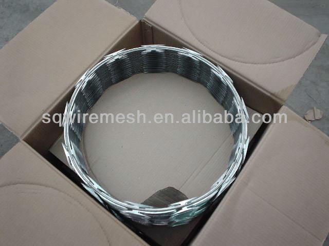 Sanaqiang rozor barbed wire factory manufacture(gold)
