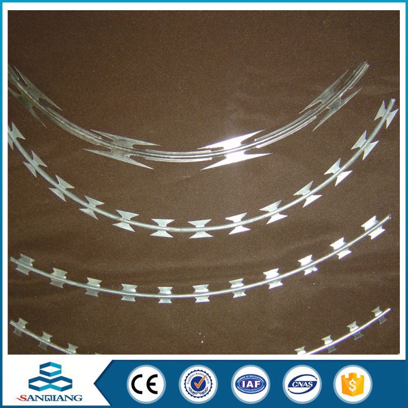 All Sizes independent razor wire mesh fence installation