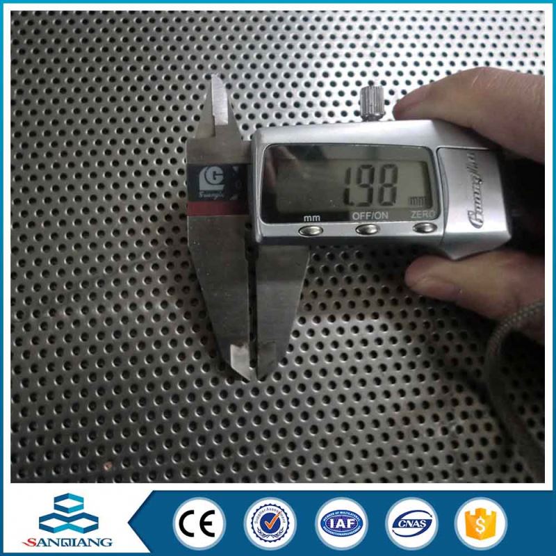 stylish aluminum facades perforated metal mesh for filter of grains