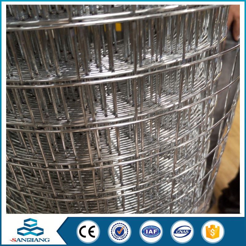 4x4 hot-dipped 13mm x 25mm hole galvanized welded wire mesh fence panels in 6 gauge