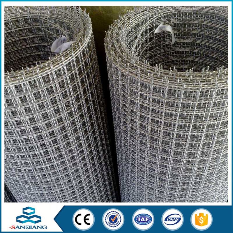 Customized Design black stainless steel crimped wire mesh